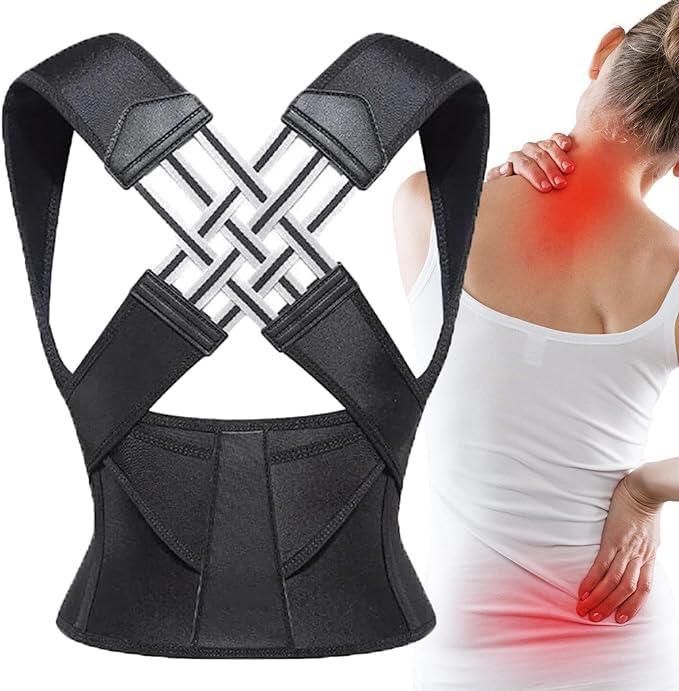 Adjustable Back Posture Corrector/ Slouching Relieve Pain Belt Women Men ufnu0e-pi