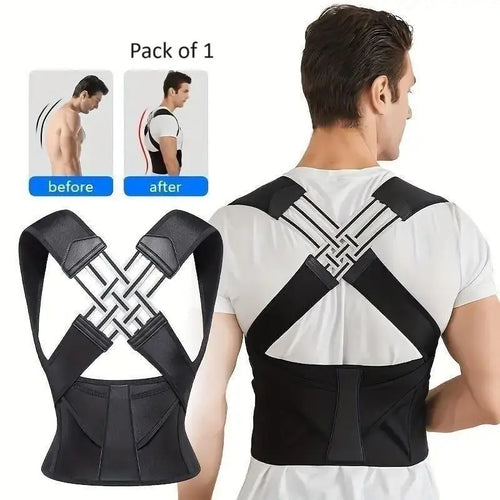 Adjustable Back Posture Corrector/ Slouching Relieve Pain Belt Women Men ufnu0e-pi